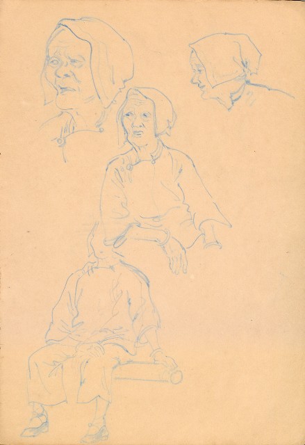 藏品:人物、花、鳥、樹等寫生集016的(33)張圖片