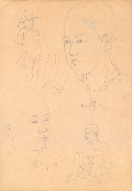 藏品:人物、花、鳥、樹等寫生集016的(36)張圖片