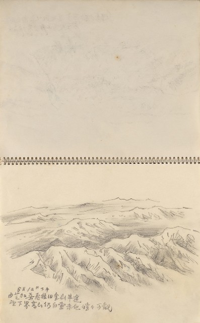 藏品:美國夏威夷、威斯康新、舊金山及臺灣桃園慈湖、溪頭等地寫生集的(19)張圖片