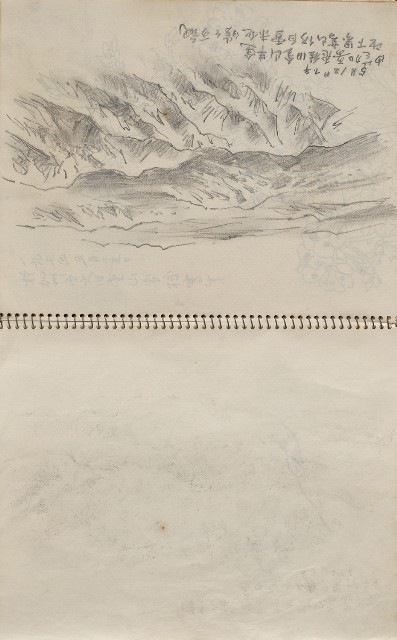 藏品:美國夏威夷、威斯康新、舊金山及臺灣桃園慈湖、溪頭等地寫生集的(19)張圖片