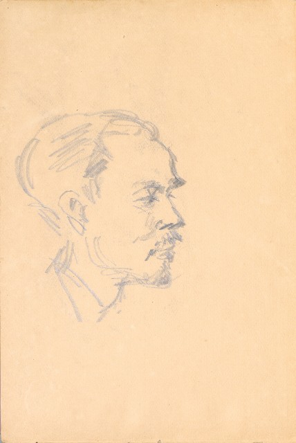 藏品:1930年代植物、動物、人物寫生集的(7)張圖片