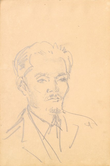 藏品:1930年代植物、動物、人物寫生集的(8)張圖片