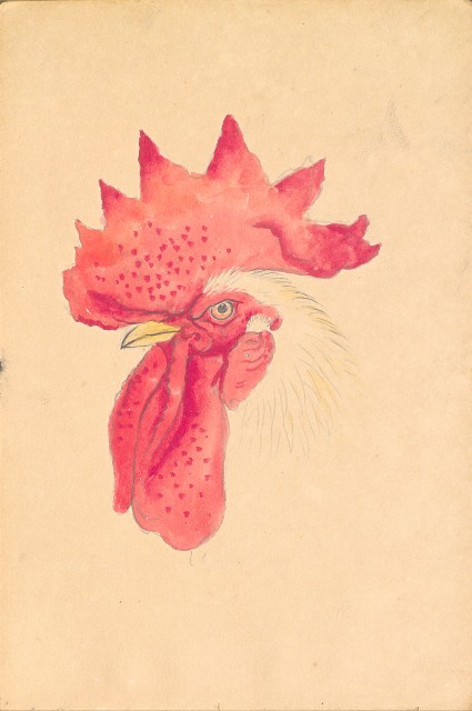 藏品:1930年代植物、動物、人物寫生集的(20)張圖片