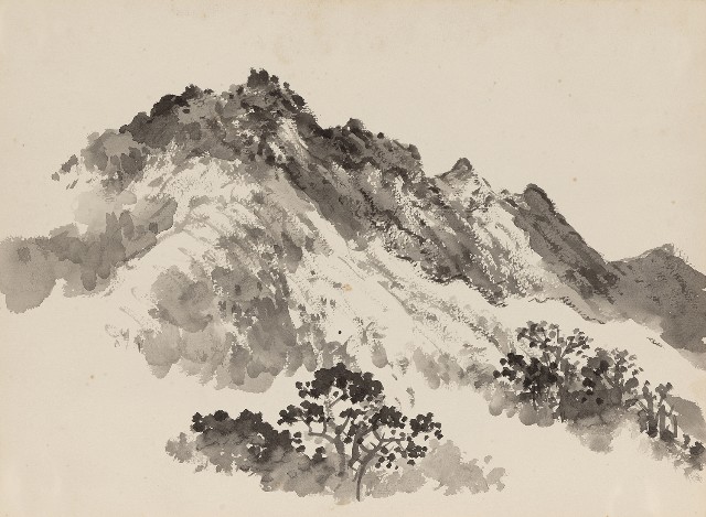 藏品:水墨風景的(1)張圖片