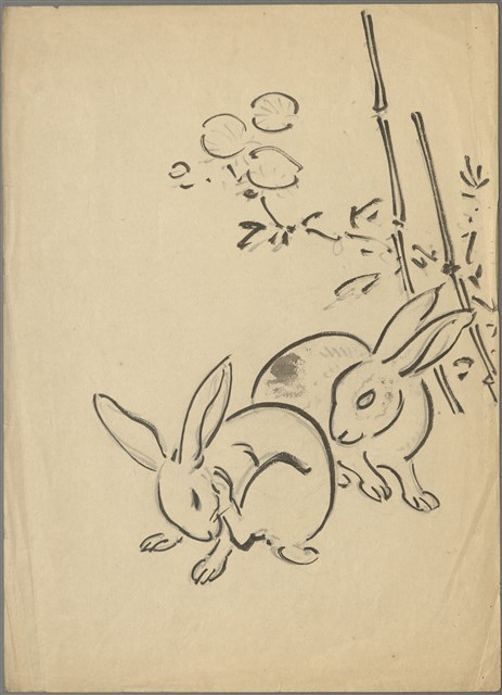 藏品:(1)兔;(2)兔的(1)張圖片