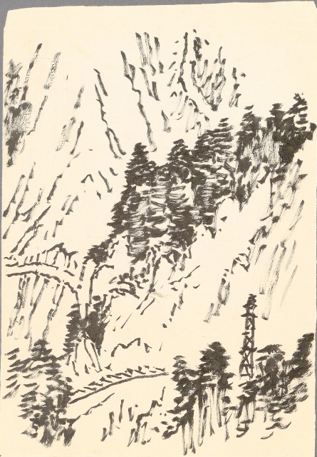 藏品:山景草稿的(1)張圖片