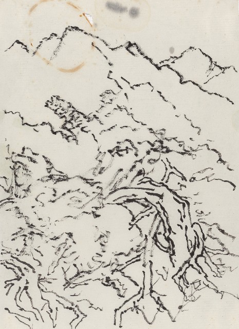 藏品:山景草稿的(1)張圖片