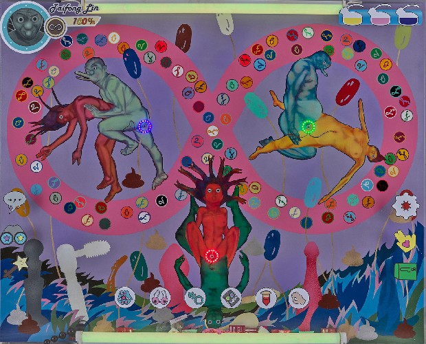 藏品:台風水族館#4：爭鮮之無限大愛情輸送帶的(2)張圖片