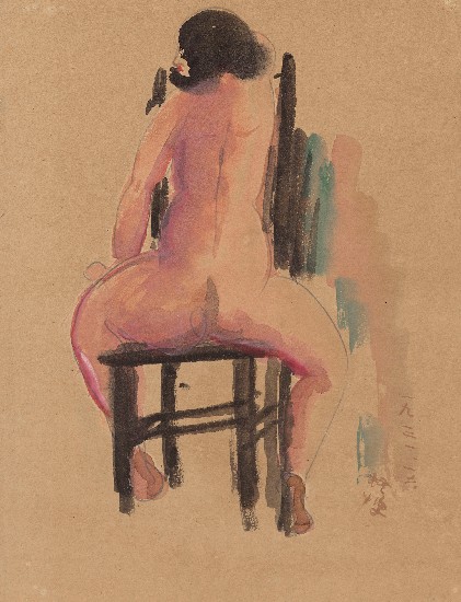 藏品:坐姿裸女-31.12(7)的(1)張圖片