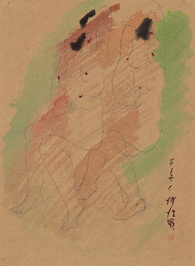 藏品:坐姿裸女-32.1(38)的(1)張圖片