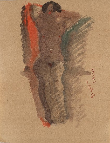 藏品:坐姿裸女-32.1(46)的(1)張圖片