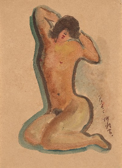 藏品:坐姿裸女-32.1(73)的(1)張圖片