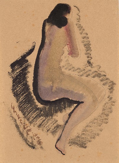 藏品:坐姿裸女-32.5.22(111)的(1)張圖片