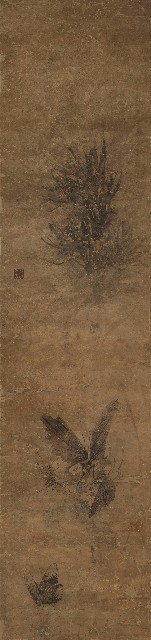 藏品:彩蝶圖四屏的(3)張圖片