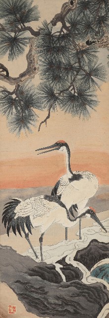 藏品:松鶴富貴圖的(5)張圖片