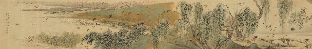 藏品:擬宋元人春風得意圖的(5)張圖片