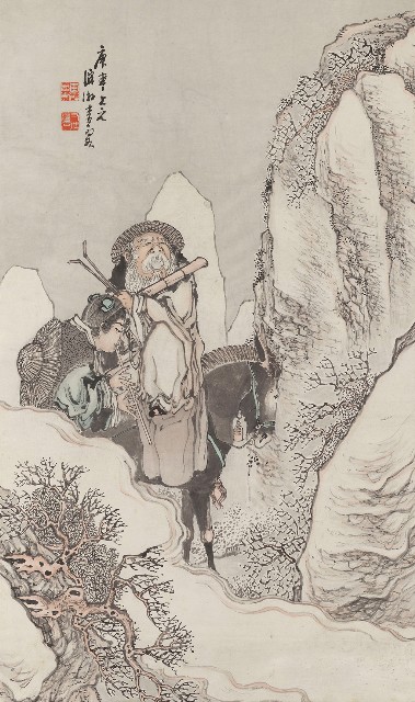 踏雪尋梅的焦點圖