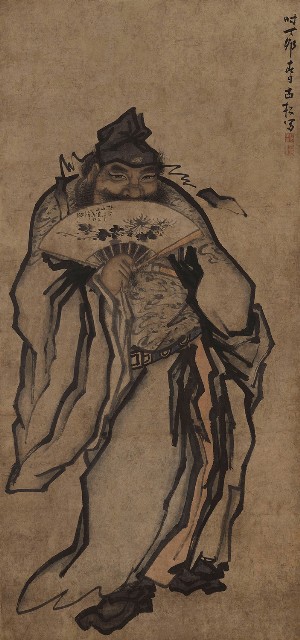 藏品:鍾馗圖軸的(1)張圖片
