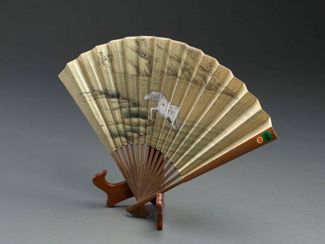 藏品:書畫合璧成扇的(3)張圖片