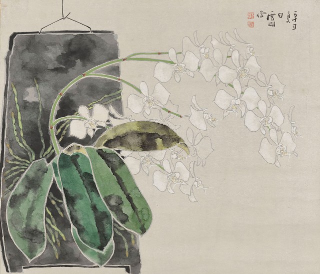 藏品:蘭花圖的(1)張圖片