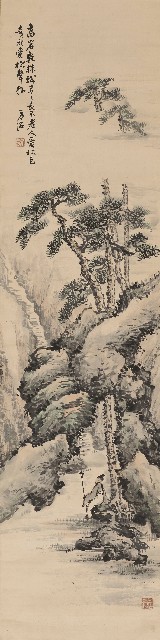 藏品:坐聽松濤的(1)張圖片