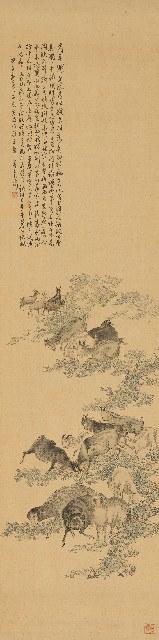 藏品:群羊圖的(1)張圖片