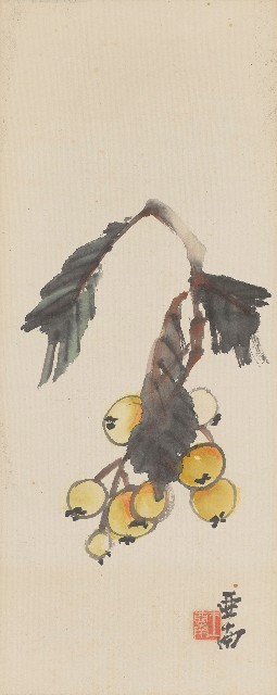 藏品:花果對幅的(2)張圖片