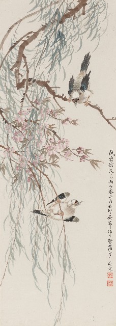 藏品:柳燕圖的(1)張圖片