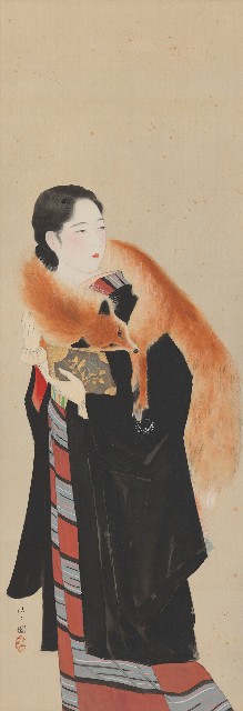 藏品:美人繪二幅的(2)張圖片