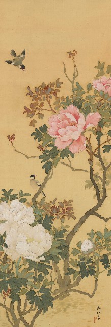 藏品:富貴雙禽圖的(1)張圖片