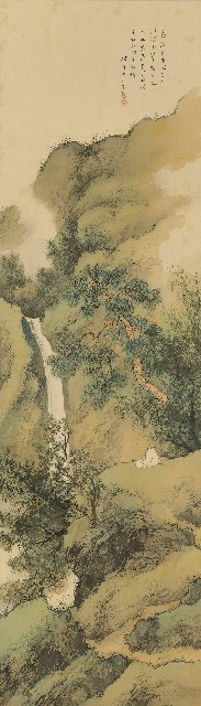 藏品:觀瀑圖的(1)張圖片