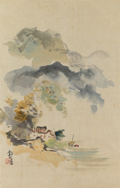 藏品:山水圖的(1)張圖片