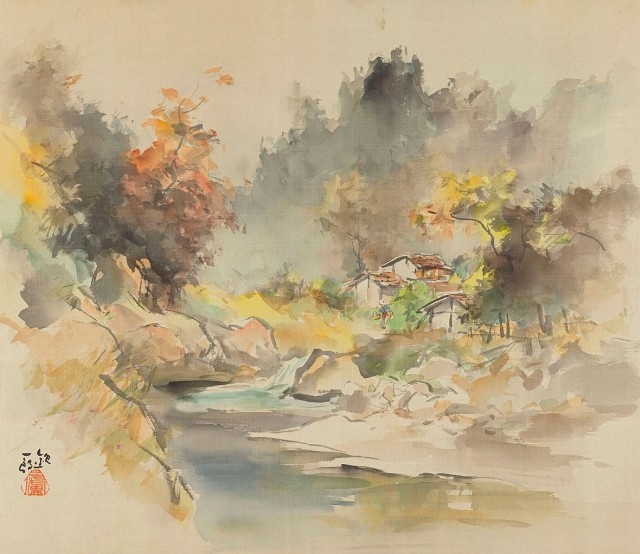 藏品:山水圖的(1)張圖片
