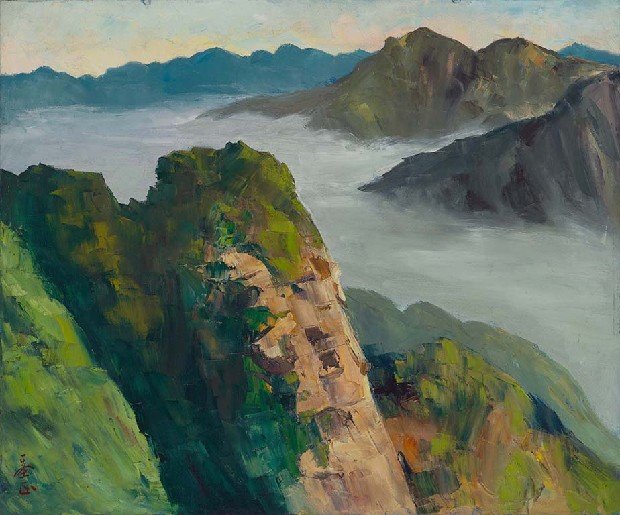 藏品:大塔山雲海的(1)張圖片