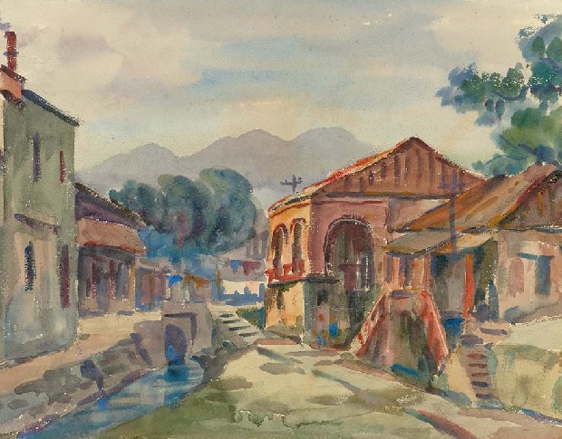 藏品:大稻埕一景的(1)張圖片