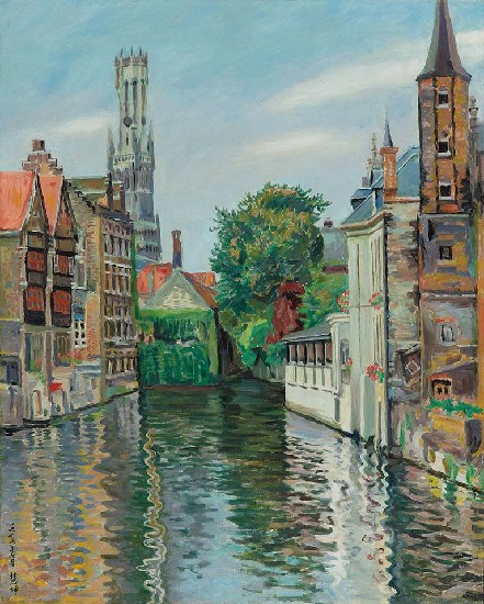 藏品:河畔鐘樓(布魯日)的(1)張圖片