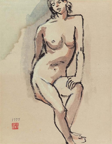 藏品:人體（2）(裸女)的(1)張圖片