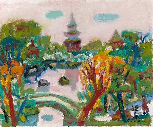 藏品:公園一隅的(1)張圖片