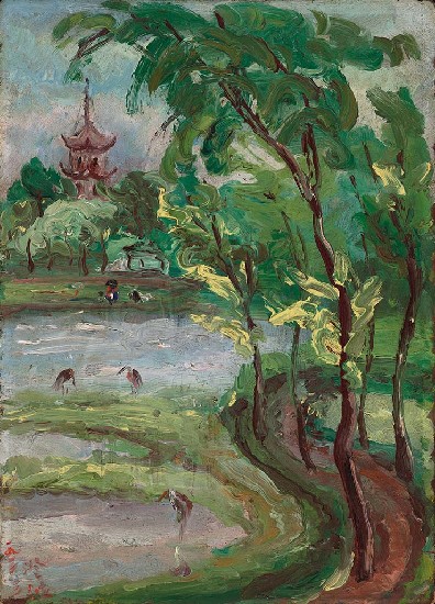 藏品:公園一隅的(1)張圖片