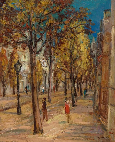 藏品:街頭秋色的(1)張圖片