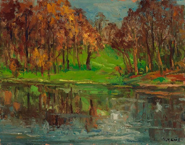 藏品:樹與河的(1)張圖片