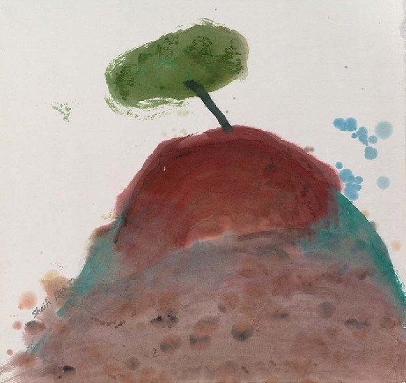 藏品:山上的一棵樹的(3)張圖片