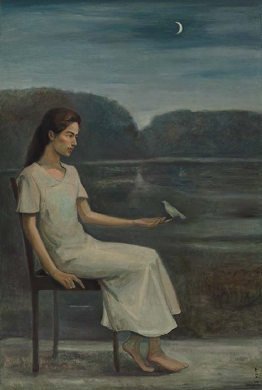 藏品:湖邊月色的(1)張圖片