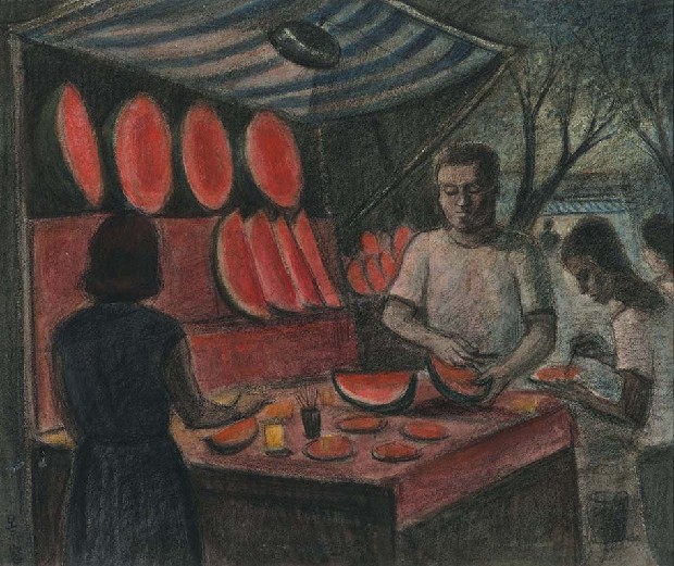 藏品:西瓜攤的(1)張圖片