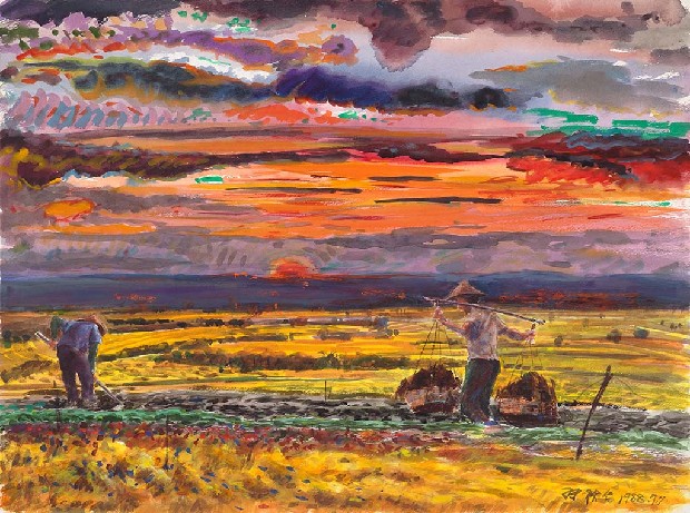 藏品:彩霞滿天的(1)張圖片