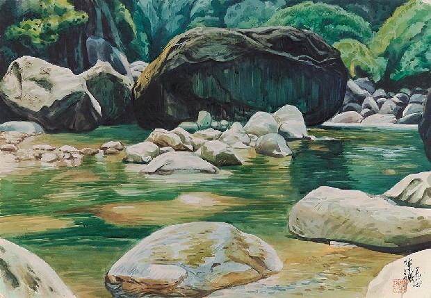 藏品:溪流的(1)張圖片
