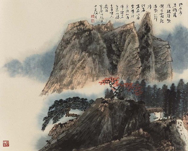 藏品:山水-黄葉村的(1)張圖片