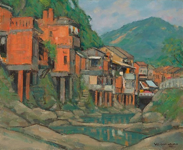 藏品:石碇溪畔(1)的(1)張圖片