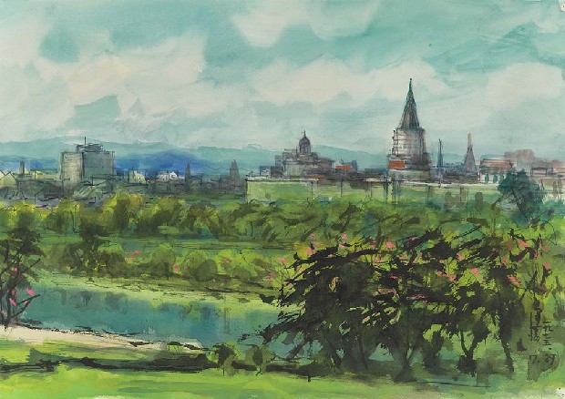 藏品:風景寶塔的(1)張圖片