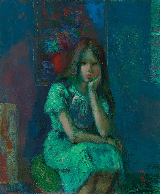 藏品:少女坐像的(1)張圖片